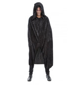 Cape Capuche velours Noir Luxe / Cape avec capuche velours noir luxe / La Maison Du Déguisement